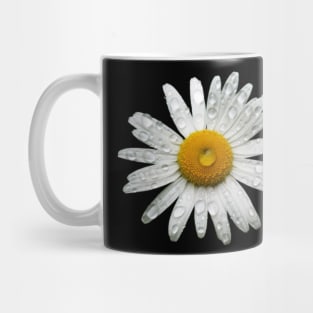 White daisy in the rain Mug